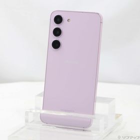 (中古)SAMSUNG Galaxy S23 256GB ラベンダー SC-51D docomo SIMフリー(349-ud)