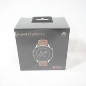 ☆新品☆ ファーウェイ HUAWEI HUAWEI WATCH 3 Stainless Steel ブラウンレザーストラップ スマートウォッチ GLL-AL04 国内正規品