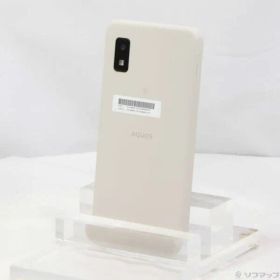 〔中古品〕 AQUOS wish 64GB アイボリー A104SH Y!mobile SIMフリー【276】