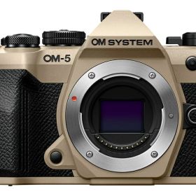 [新品]OM SYSTEM オーエムシステム ミラーレス一眼カメラ OM-5 Mark II ボディー サンドベージュ（キャッシュバックキャンペーン対象商品）