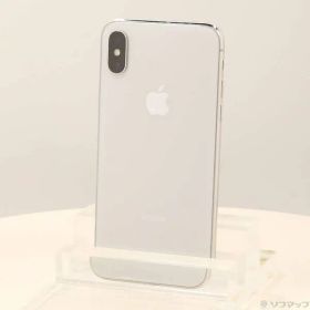 〔中古品〕 iPhoneX 64GB シルバー NQAY2J／A SIMフリー【349】