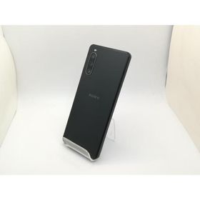 【中古】SONY au 【SIMフリー】 Xperia 10 IV ブラック 6GB 128GB SOG07【三宮駅前】保証期間１ヶ月【ランクC】