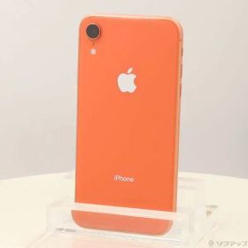 〔中古品〕 iPhoneXR 64GB コーラル MT0A2J／A SIMフリー【247】