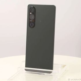 〔中古品〕 Xperia 1 V 512GB カーキグリーン XQ-DQ44 SIMフリー【196】