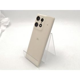 【中古】MOTOROLA SoftBank 【SIMフリー】 motorola edge 50s pro バニラクリーム 8GB 256GB A402MO【ECセンター】保証期間１ヶ月【ランクA】