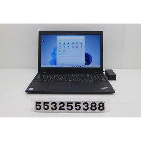 ノートパソコン Lenovo ThinkPad L580 Core i5 8250U 1.6GHz/8GB/256GB(SSD)/15.6W/FWXGA(1366x768)/Win11 キー文字消えあり