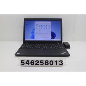 ノートパソコン Lenovo ThinkPad L580 Core i5 8250U 1.6GHz/8GB/256GB(SSD)/15.6W/FWXGA(1366x768)/Win11 指紋認証不良