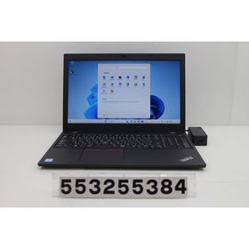 ノートパソコン Lenovo ThinkPad L580 Core i5 8250U 1.6GHz/8GB/256GB(SSD)/15.6W/FWXGA(1366x768)/Win11 パームレスト割れあり