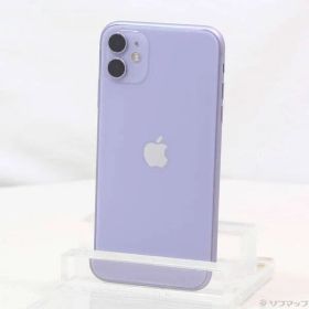 〔中古品〕 iPhone11 64GB パープル MWLX2J／A SIMフリー【258】