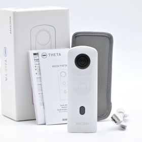 RICOH リコー THETA SC2 ホワイト 全天球カメラ 360°手振れ補正機能搭載 ビデオカメラ【中古】