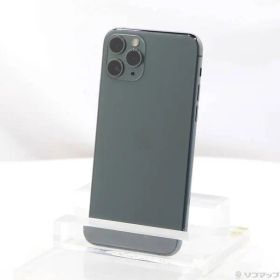 〔中古品〕 iPhone11 Pro 64GB ミッドナイトグリーン MWC62J／A SIMフリー【349】