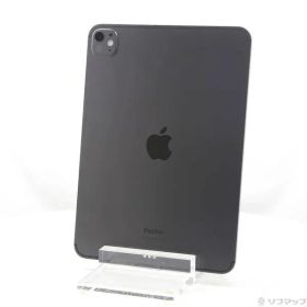 〔中古品〕 iPad Pro 11インチ 第5世代 標準ガラス 256GB スペースブラック MVW13J／A SIMフリー【368】