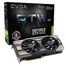 【中古】「未使用品」（国内正規品） EVGA GeForce GTX 1070 FTW DT GAMING ACX 3.0 グラフィックボード 08G-P4-6274-KR