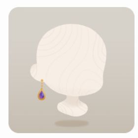 紫鉱石のピアス(150円) | リヴリーアイランドのアイテム、RMTの販売・買取一覧