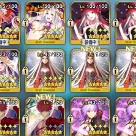 【引退垢】星5鯖168種 凸カレ/黒聖杯 | FGOのアカウントデータ、RMTの販売・買取一覧