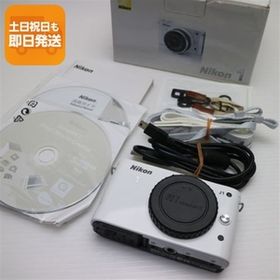 美品 Nikon 1 J1 ボディ ホワイト 即日発送 ミラーレス一眼 ニコン 本体 あすつく 土日祝発送OK