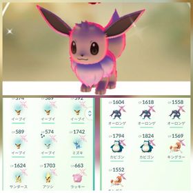 1017⭐️PTC⭐️国産⭐️色違いダイマックスイーブイ | ポケモンGOのアカウントデータ、RMTの販売・買取一覧