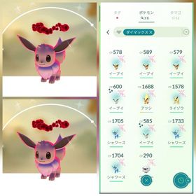 ⭐️PTC⭐️国産⭐️色違いダイマックスイーブイ2匹 | ポケモンGOのアカウントデータ、RMTの販売・買取一覧