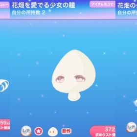 【3点セット】白花ツインエクステ＋花畑を愛でる少女の瞳＋花畑の少女ワンピ | ポケコロのアイテム、RMTの販売・買取一覧