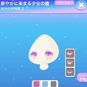 鮮やかに染まる少女の瞳×2 | ポケコロのアイテム、RMTの販売・買取一覧