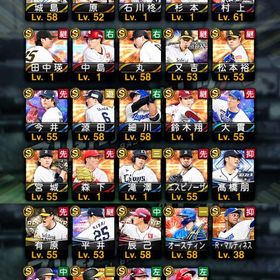 1400ｴﾅｼﾞｰ/S29 OB城島/原辰徳 アニバ村上 | プロスピAのアカウントデータ、RMTの販売・買取一覧