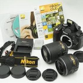 Nikon デジタル一眼レフカメラ D5300 ダブルズームキット2 ブラック