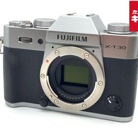 【中古】 【並品】 フジフイルム X-T30 ボディ シルバー 【ミラーレス一眼】 【6ヶ月保証】