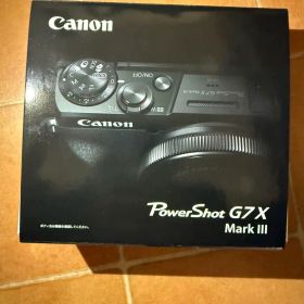 新品・未開封 CANON PowerShot G7X Mark3 シルバー