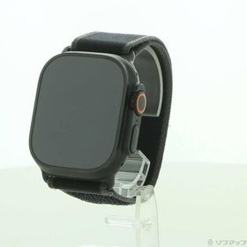 〔中古〕Apple(アップル) Apple Watch Ultra 2 GPS + Cellular 49mm ブラックチタニウムケース ブラックトレイルループ〔305-ud〕