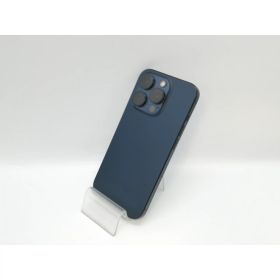 【中古】Apple 国内版 【SIMフリー】 iPhone 15 Pro 256GB ブルーチタニウム MTUG3J/A【京都】保証期間1ヶ月【ランクC】