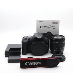 Canon デジタル一眼レフカメラ EOS Kiss X9 ブラック レンズキット EF-S18-55 F4 STM付属 KISSX9BK-1855F4ISSTMLK