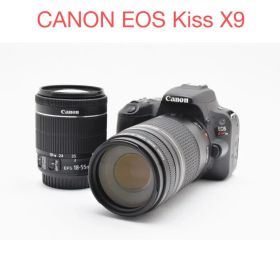 デジタル一眼レフカメラcanon kiss x9標準&望遠ダブルレンズセット