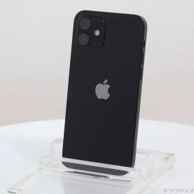 〔中古品〕 iPhone12 64GB ブラック MGHN3J／A SIMフリー【198】