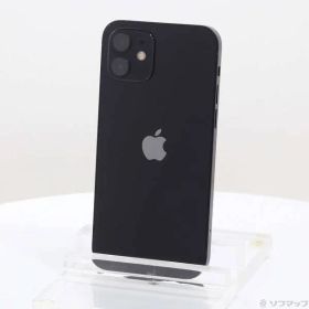 〔中古品〕 iPhone12 64GB ブラック MGHN3J／A SoftBank【305】