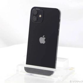 〔中古品〕 iPhone12 64GB ブラック MGHN3J／A SIMフリー【297】