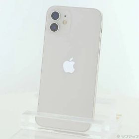 〔中古品〕 iPhone12 64GB ホワイト MGHP3J／A SIMフリー【262】
