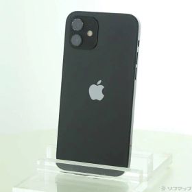 〔中古品〕 iPhone12 128GB ブラック MGHU3J／A SIMフリー【258】