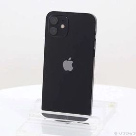 〔中古品〕 iPhone12 128GB ブラック MGHU3J／A SIMフリー【276】