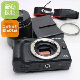 超美品 EOS M3 レンズキット ブラック 即日発送 ミラーレス一眼 Canon 本体 土日祝発送OK 05000