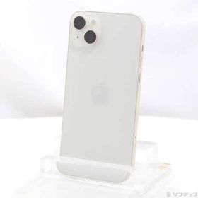 〔中古品〕 iPhone14 Plus 128GB スターライト MQ4D3J／A SIMフリー【262】