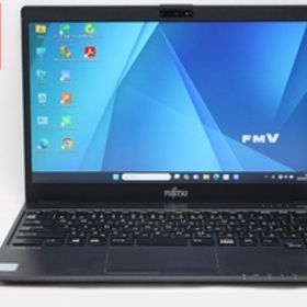 中古良品 フルHD 13.3型 Fujitsu LIFEBOOK U938S Windows11 八世代 i5-8350u 8GB 256GB-SSD カメラ 無線 Office付 中古パソコン 管:1233r