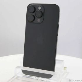 〔中古品〕 iPhone16 Pro Max 256GB ブラックチタニウム MYWG3J／A SIMフリー【344】