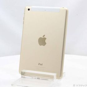 〔中古〕SoftBank iPad mini 3 64GB ゴールド MGYN2J／A SoftBank〔247-ud〕