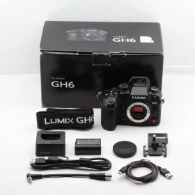 【美品】Panasonic パナソニック LUMIX DC-GH6 ボディ ブラック JS129-00713