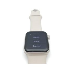 【中古】Apple Apple Watch SE2 40mm GPS スターライトアルミニウムケース/スターライトスポーツバンド MNJP3J/A【熊本】保証期間１ヶ月【ランクA】