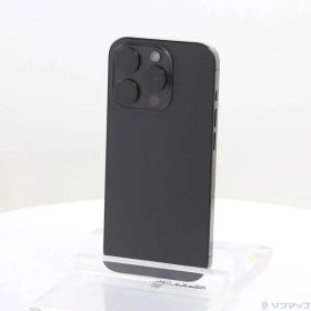 〔中古品〕 iPhone15 Pro 256GB ブラックチタニウム MTUC3J／A SIMフリー【305】