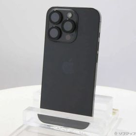 〔中古品〕 iPhone15 Pro 256GB ブラックチタニウム MTUC3J／A SIMフリー【262】