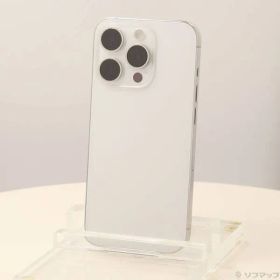 〔中古品〕 iPhone15 Pro 256GB ホワイトチタニウム MTUD3J／A SIMフリー【295】