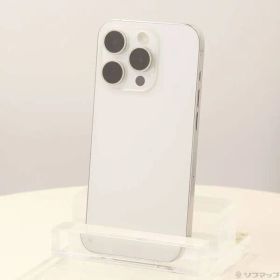 〔中古品〕 iPhone15 Pro 256GB ホワイトチタニウム MTUD3J／A SIMフリー【198】
