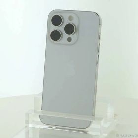 〔中古品〕 iPhone15 Pro 256GB ホワイトチタニウム MTUD3J／A SIMフリー【377】